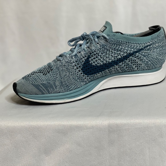 *RARE FIND* SIZE 12 - NIKE FLYKNIT RACER "BLUEBERRY" 2017 *ORIGINAL RELEASE* - Picture 13 of 16